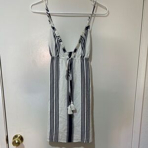 Forever 21 Black and White Spaghetti Strap Sundress